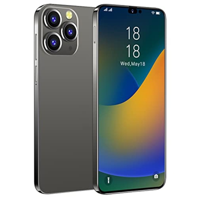 JUXaTECh i14proMax Tres Cámaras 5MP + 2MP Cámara Frontal 1GB + 8GB 6.1 Pulgadas 19: 9 Pantalla 3G Teléfono Celular Dual SIM Desbloqueo Facial Android