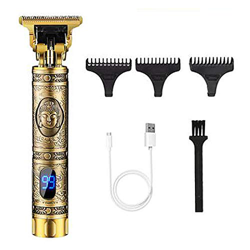 Bassulouda Recargable T9 Hair Clipper Baldheaded Electric Hair Cordless Shaver Trimmer Barber Hair Cutting Machine, Buddha Head características