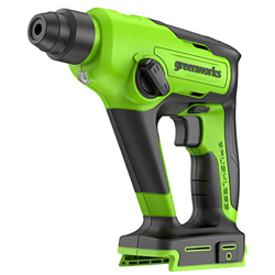 Greenworks - Taladro percutor inalámbrico SDS 1,2 julios, 24 V, sin escobillas, para hormigón, 2 modos y velocidad variable en oferta