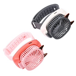 UKCOCO Power Desk Watch Small Man Travel Wrist Table Women Refrigeración para Mini Ventiladores Handheld Ajustable Office Portable Fan USB Unique with precio