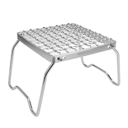LBEC Soporte para Parrilla de Chimenea Soporte para Parrilla Plegable Parrilla de Senderismo Ajustable con Mochila de Picnic en oferta