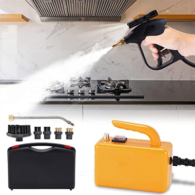 SEEANN Limpiador de Vapor de Alta presión de 2600 W, máquina de Limpieza de Vapor portátil de Mano, Limpiador de Vapor doméstico para Cocina, baño, Mu