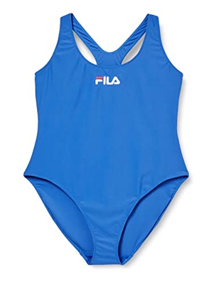Fila SALOU Sporty Swimsuit Traje de Bao de una Sola Pieza, Azul náutico, M para Mujer