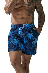 Bañador para hombre, de secado rápido, con cordón ajustable Dark Blue-b M características