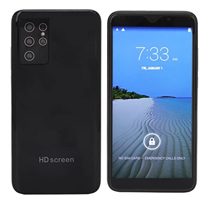 Jectse Teléfono Celular Desbloqueado, 5.72in 2GB RAM 16GB ROM Smartphone Desbloqueado con Cámara de 5MP 8MP, Teléfono Móvil 4800mAh 3G Dual SIM para A