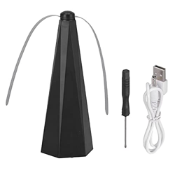 Yolispa Ventilador automático silenciador USB ed Repelente Ventilador para el hogar al aire libreBlack1 Ventilador repelente automático Ventilador Ven precio