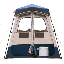 Espesar Vestuario portátil Espacio de Gran tamaño Tienda de Vestuario Doble Tienda de Ducha hermética móvil Temporal Vestuario al Aire Libre De Primer características