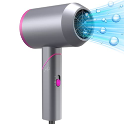 Secador de Pelo Profesional, 2 Velocidades 3 Temperaturas, 1800W Secador de Cabello Iónico seco rápidamente, Secador de Pelo Plegable y Portátil con C precio