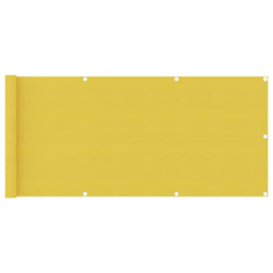 Pantalla de balcón amarillo 75x300 cm HDPE-Color: Amarillo-Material: 100% HDPE (polietileno de alta densidad) características