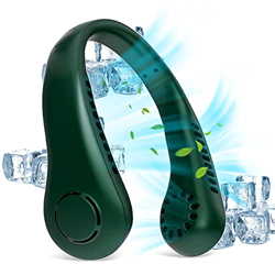 dsfen Ventilador 3 Engranajes portátil sin Hojas Cuello Colgante 2600 mAh Gran Capacidad Aire Acondicionado Perezoso USB Ventilador pequeño de Mano precio
