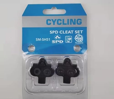 SPD Cleats - Juego de pedales para bicicleta Shimano SM-SH51 (51)