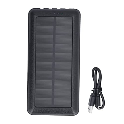 Yinuoday Fuente solar con 2 Banco 30000mAh para Camping al aire libre ing Black2 Banco Banco Solar Banco Portátil Fuente Banco Solar Banco