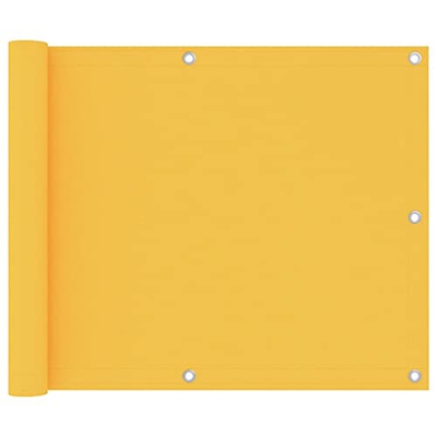 Hogar & Jardín Herramientas-Balcón Pantalla Amarillo 75x300 cm Oxford Tela