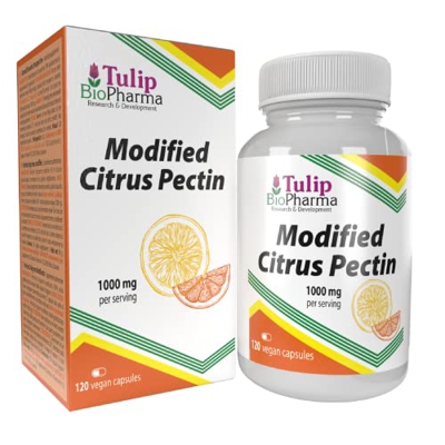 Pectina Cítrica Modificada (Modified Citrus Pectin) 500mg 120 Cápsulas Veganas, 90% Ácido galacturónico, Probado en Laboratorio, suplemento de alta re