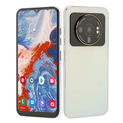 ASHATA Teléfono Inteligente de 6,5 Pulgadas, Teléfono Desbloqueado de Red 5G, LCD 6GB 256GB 4000mAh 16MP y 8MP para Teléfonos Android 12 para Uso Diar características