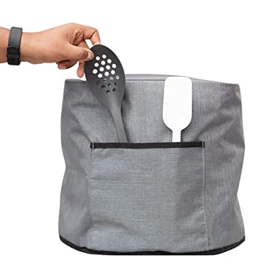WOTEG Funda para freidora de Aire con Bolsillo de Almacenamiento | Cubierta Antipolvo para electrodomésticos a Prueba de Agua - Cubiertas Antipolvo pa