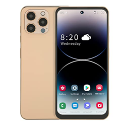 ASHATA Teléfono Inteligente I14 ProMax, Teléfono Inteligente 4G con Pantalla Perforada de 6,7 Pulgadas, para Android 12 4GB RAM 128GB ROM 4000mah Telé precio