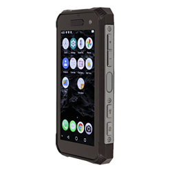 Qinlorgo Teléfono Inteligente, Mini Teléfono Celular Resistente a Prueba de Golpes Reconocimiento Facial ABS 3.5in HD IPS Pantalla IP68 a Prueba de Ag en oferta