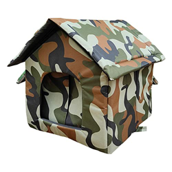 Caseta para perros al aire libre, refugio para mascotas para preservar animales callejeros, perros, gatos, conejos, impermeable, resistente a la humed en oferta