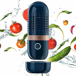 Benkeg Máquina Multifuncional de Limpieza de Frutas y Verduras, cápsula, Limpiador automático portátil, purificador, Carga inalámbrica características
