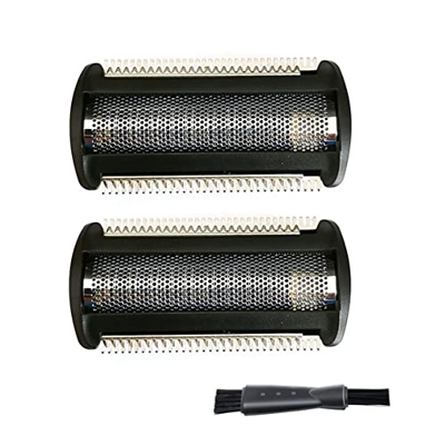 CURRY 2 Piezas BG2000 Cabeza de LáMina de Repuesto para Afeitadora Corporal para Bodygroom BG7040 BG7030 BG5025 BG2039