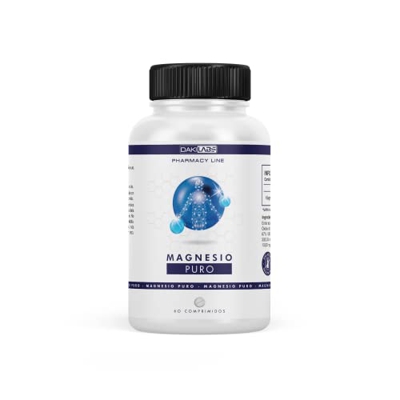 Magnesio Esencial | Oxido de Magnesio Puro | Disminuye el cansancio y la fatiga | Fortalece el sistema muscular y óseo | Magnesio 100% natural y Bioas