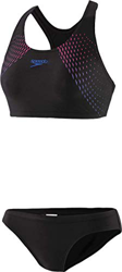 Speedo Bikini-68-12596F228 Bikini, Black/Beautiful Blue/Elec Pink, 42 para Mujer en oferta