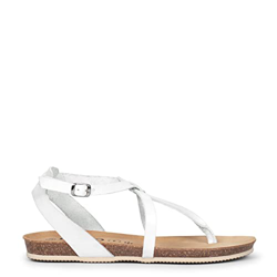MARIPOSA Sandalias de dedo BLANCAS BIO, EU 37 en oferta