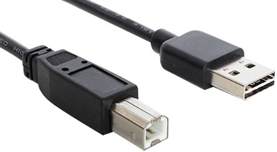 DeLOCK 3m USB 2.0 A - B m/m - Cable USB (3 m, USB A, USB B, 2.0, Male Connector/Male Connector, Negro)