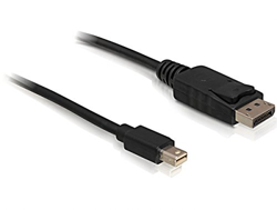DeLOCK 3m Displayport Cable mini DisplayPort Negro - Cables displayport (3 m, mini DisplayPort, Displayport, Oro, Negro, 10,8 Gbit/s) características