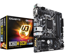 Gigabyte B360MDS3H - Placa Base (Intel B360, S 1151, DDR4, MicroATX), Color Neg en oferta