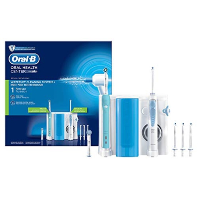 Oral B Waterjet cleaning system + pro 700 toothbrush
