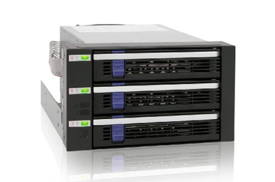 Icy Dock MB153SP-B storage drive enclosure 3.5" Black 3x3.5" in 2x5.25" SATA