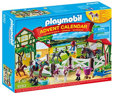 Playmobil 9262. Calendario de Adviento. Granja de caballos. De 4 a 10 años