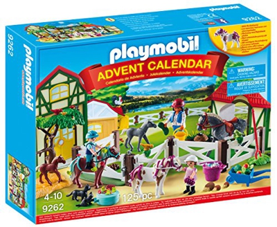 Playmobil 9262. Calendario de Adviento. Granja de caballos. De 4 a 10 años