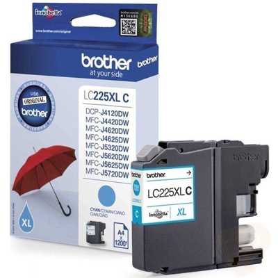Original Patronen Brother LC-225XL-C Cyan MFC J5320DW MFC J5620DW MFC J5625DW