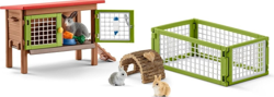 Schleich Farm World Rabbit Hutch 42420 NEW características
