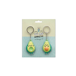 Mr. Wonderful Set 2 llaveros Personas Que encajan a la perfección, Caucho, 4 x precio