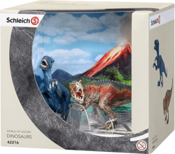 Schleich T-Rex and Velociraptor Dinosaurs small 42216 Playset Dinosaur Figures precio