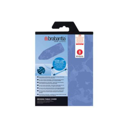 New Brabantia Cotton Ironing Board Cover B 124cm x 38cm Green Clover Design precio