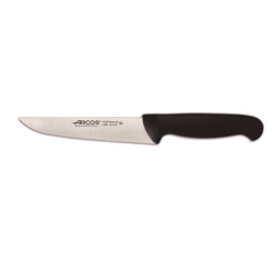 Cuchillo de cocina Arcos Colour - Prof  290525 de acero inoxidable Nitrum y mango ergonómico de Polipropileno de COLOR  negro y hoja de 13 cm, funda display características