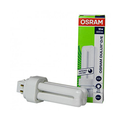 Osram Kompaktleuchtstofflampe DULUX D/E - G24q, 840 Neutralweiß - 10W - Licht características