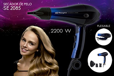 ORBEGOZO SE2085 Azul Negro - Secador