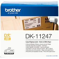Brother DK11247 DK-11247 - Schwarz auf Weiß - 103 x 164 mm 180 Etikett en 1 precio