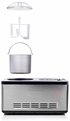 Princess Heladera Deluxe Plateada 180 W Cocina Electrodomésticos Casa Hogar