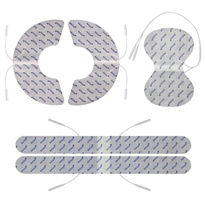 Set de electodos espalda. Conexión 2mm clavija.