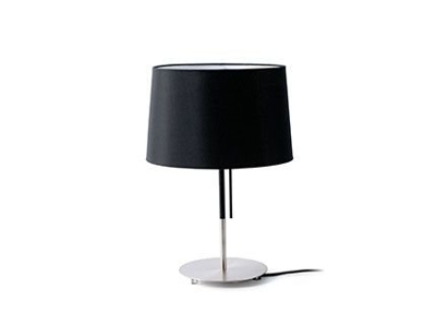 Faro - Volta Nickel And Black Table Lamp FARO20026