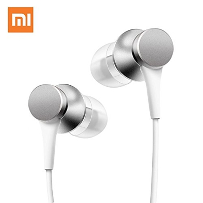 Auriculares intrauditivos XIAOMI MI plata in-ear headphones basic con microfono 