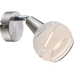 LED Wandleuchte schwenkbar Lampenschirm Glas, Wandlampe Strahler Wohnzimmer Flur precio