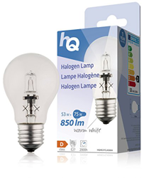 HQHE27CLAS004 - LAMPE HALOGENE GLS CLASSIQUE 230V E27 53W 850 LUMENS 2800°K características